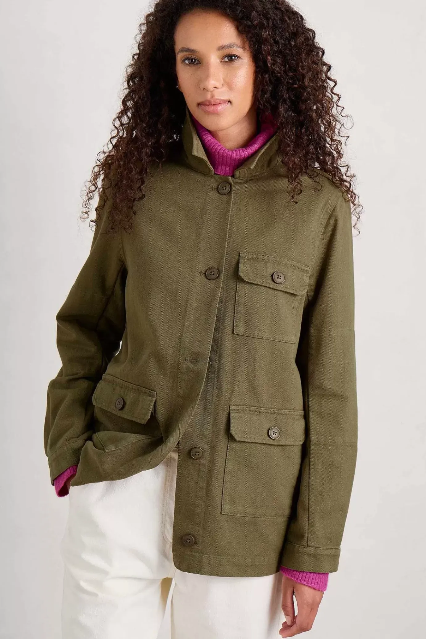 Seasalt Cornwall Far Horizon Organic Cotton Jacket<Women Coats & Jackets