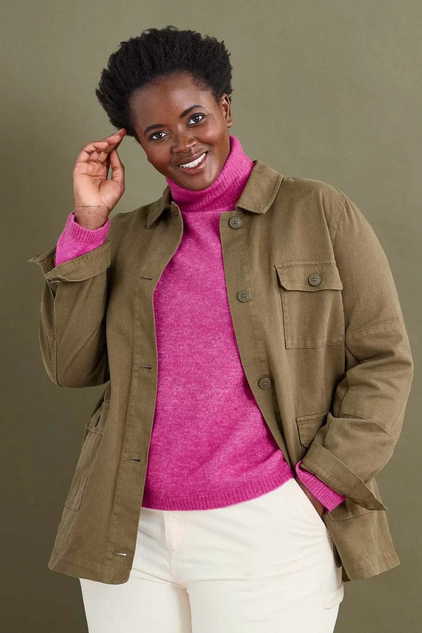 Seasalt Cornwall Far Horizon Organic Cotton Jacket<Women Coats & Jackets