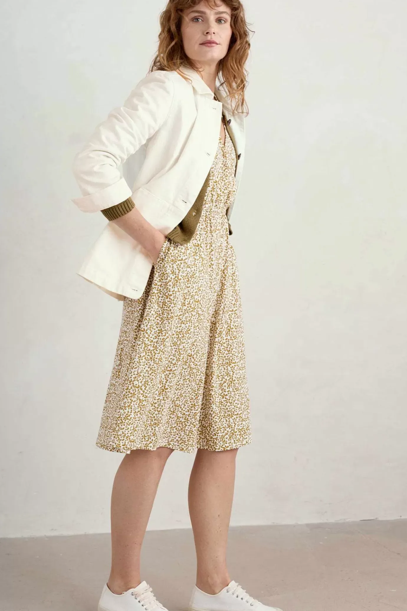 Seasalt Cornwall Faye Sleeveless Mock Wrap Dress<Women Dresses