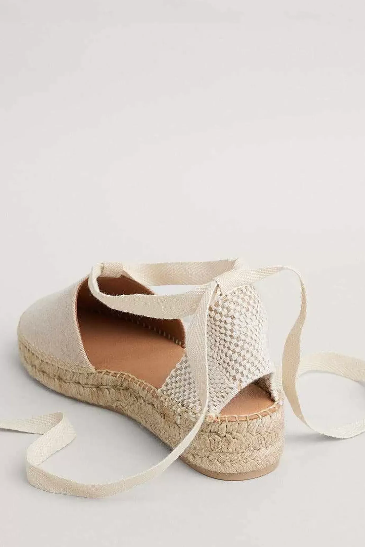 Seasalt Cornwall Fern Path Ankle Tie Cotton Espadrilles<Women Shoes