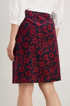 Seasalt Cornwall Ferry Crossing Needlecord Skirt<Women Skirts