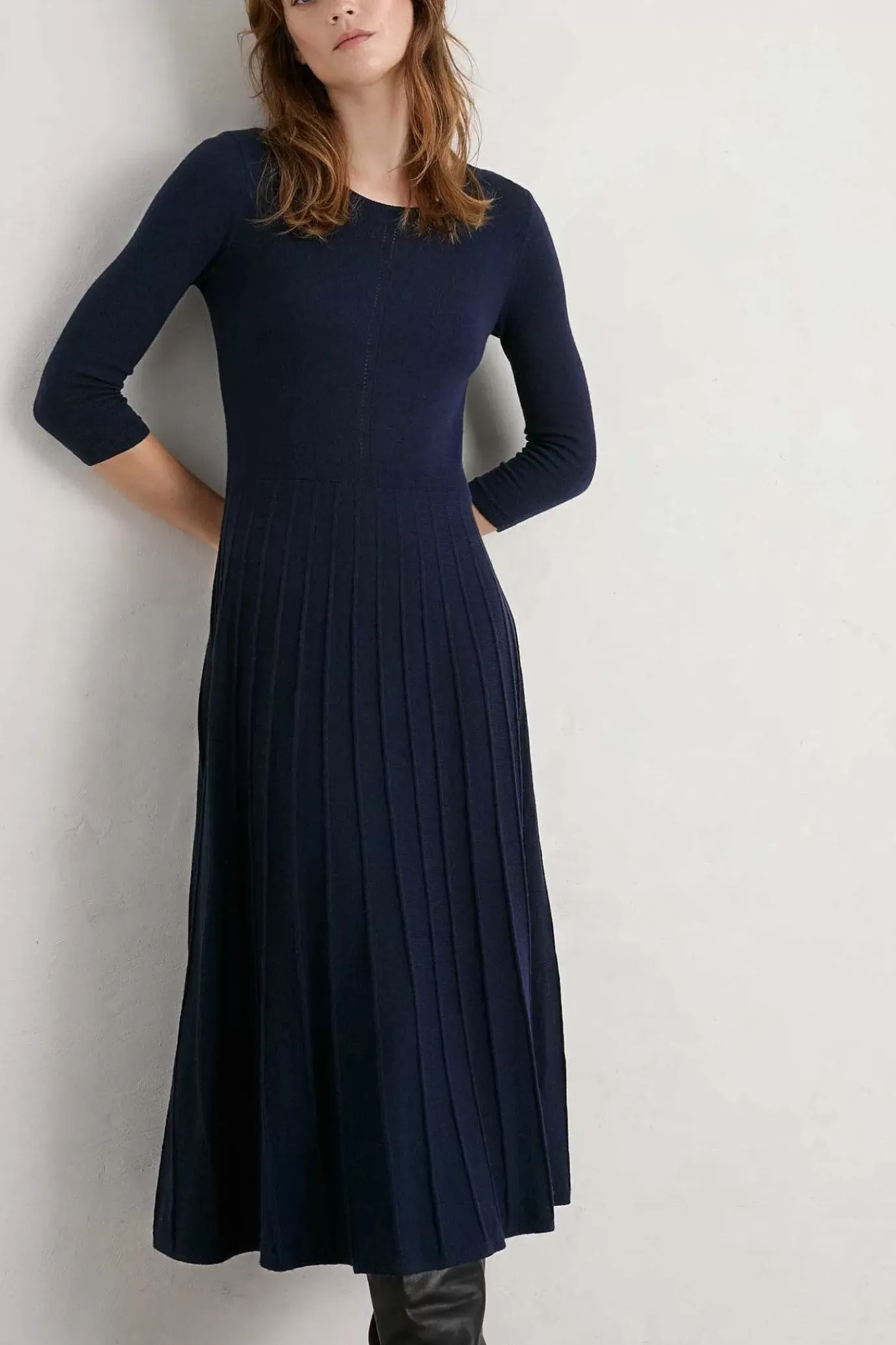 Seasalt Cornwall Folk Song Knitted Midi Dress<Women Dresses