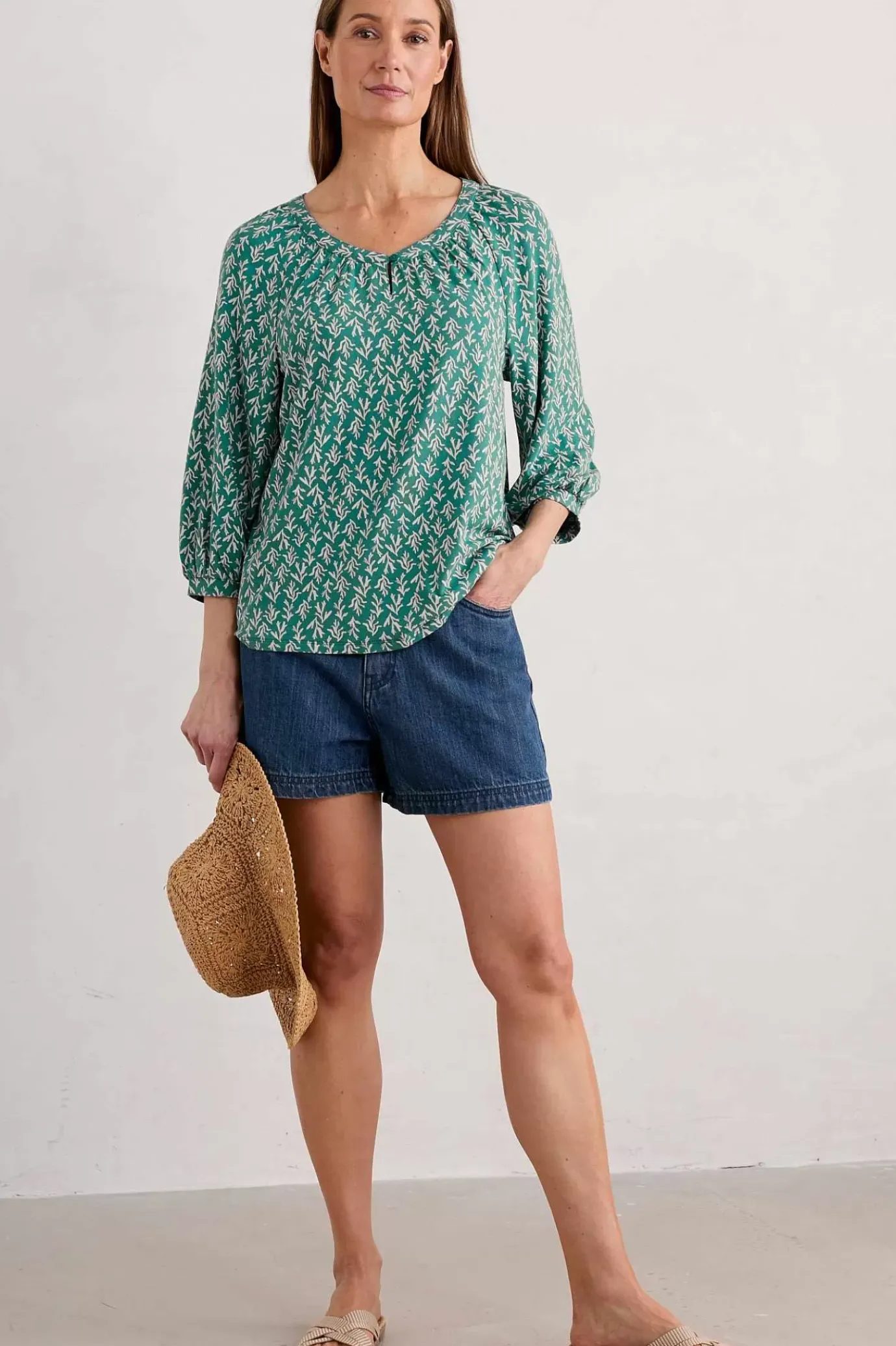 Seasalt Cornwall Garlanding Jersey Top<Women Tops