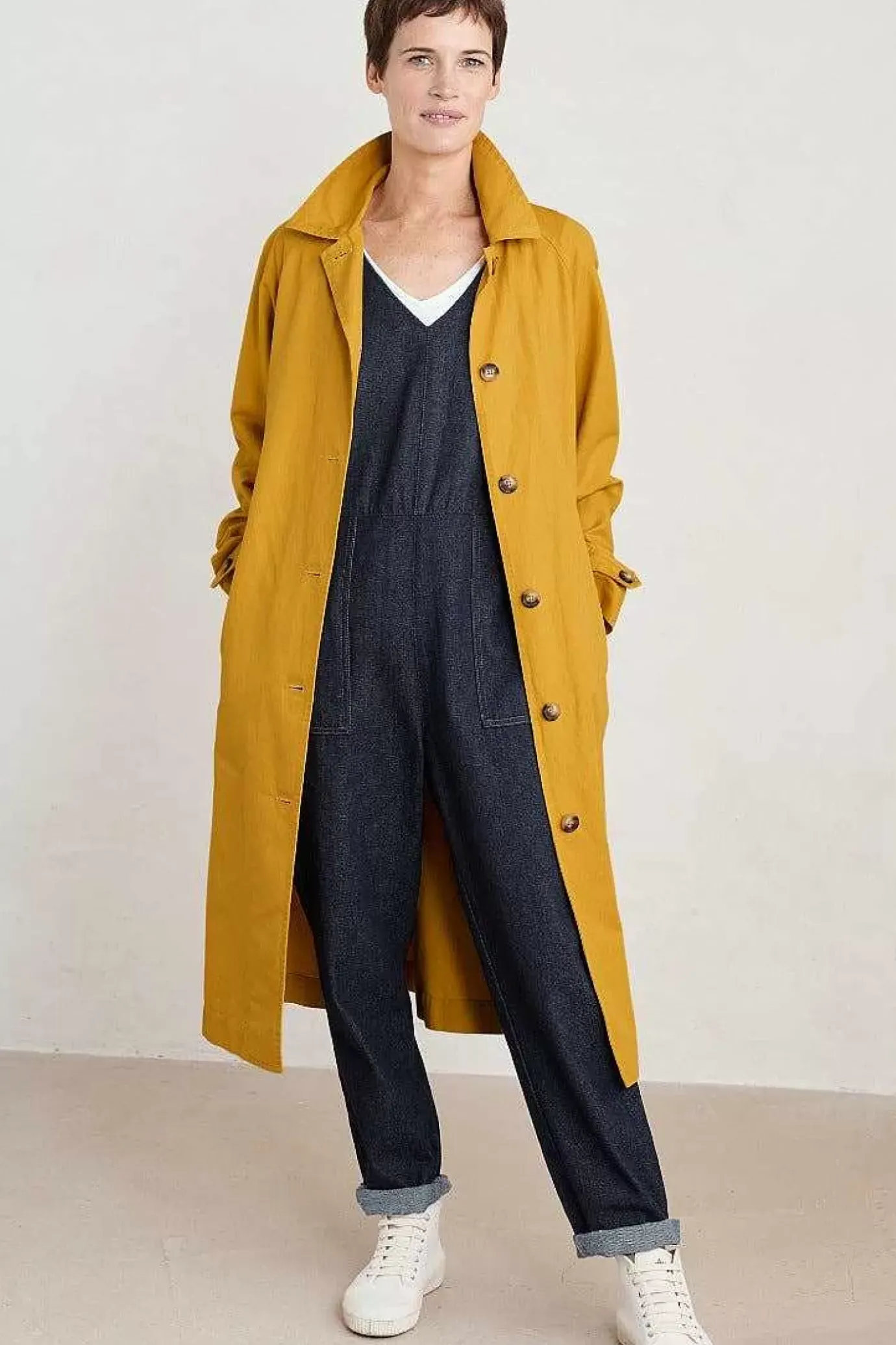 Seasalt Cornwall Gilley Denim Dungarees<Women Trousers & Shorts