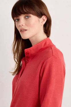 Seasalt Cornwall Greenshank Organic Cotton Collared Sweatshirt<Women Tops