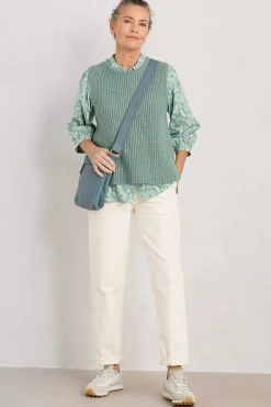 Seasalt Cornwall Gull Rising Knitted Vest<Women Knitwear