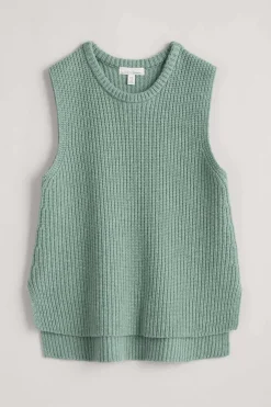Seasalt Cornwall Gull Rising Knitted Vest<Women Knitwear