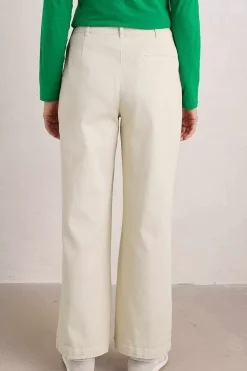 Seasalt Cornwall Hannafore View Full Length Wide Leg Trousers<Women Trousers & Shorts