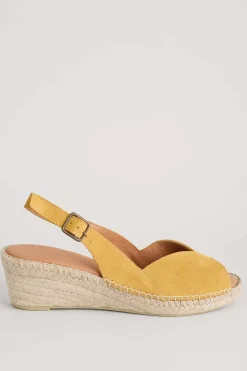 Seasalt Cornwall Hazy Dawn Low Heel Suede Espadrilles<Women Shoes
