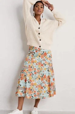 Seasalt Cornwall Heather Drifts Midi Skirt<Women Skirts