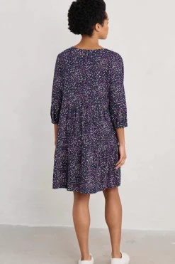 Seasalt Cornwall Heron Dip Tiered Jersey Dress<Women Dresses