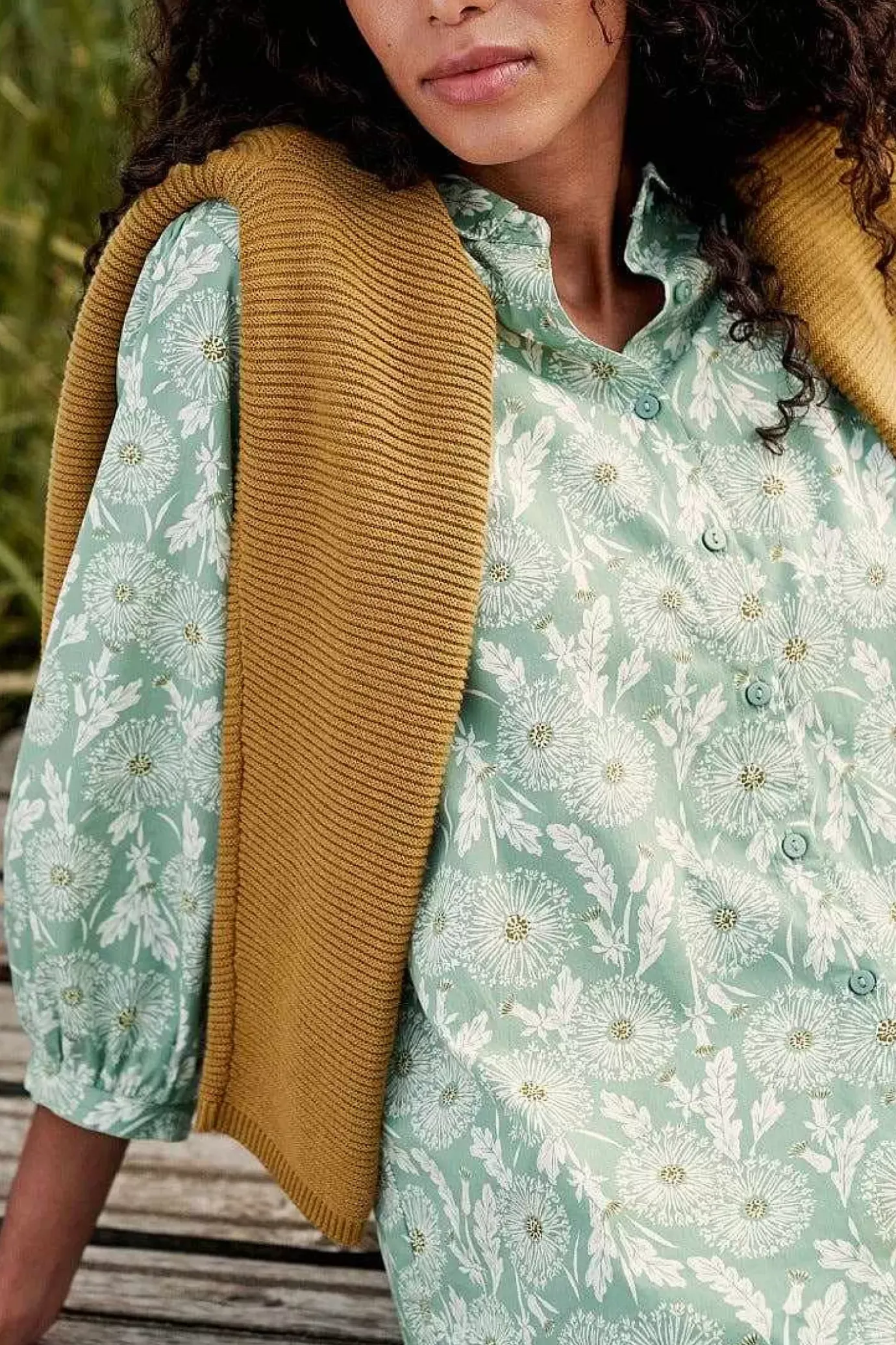 Seasalt Cornwall Hope Cottage Organic Cotton Blouse<Women Tops