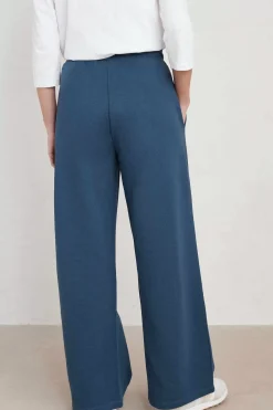 Seasalt Cornwall Ivy Barn Wide Leg Jersey Trousers<Women Trousers & Shorts