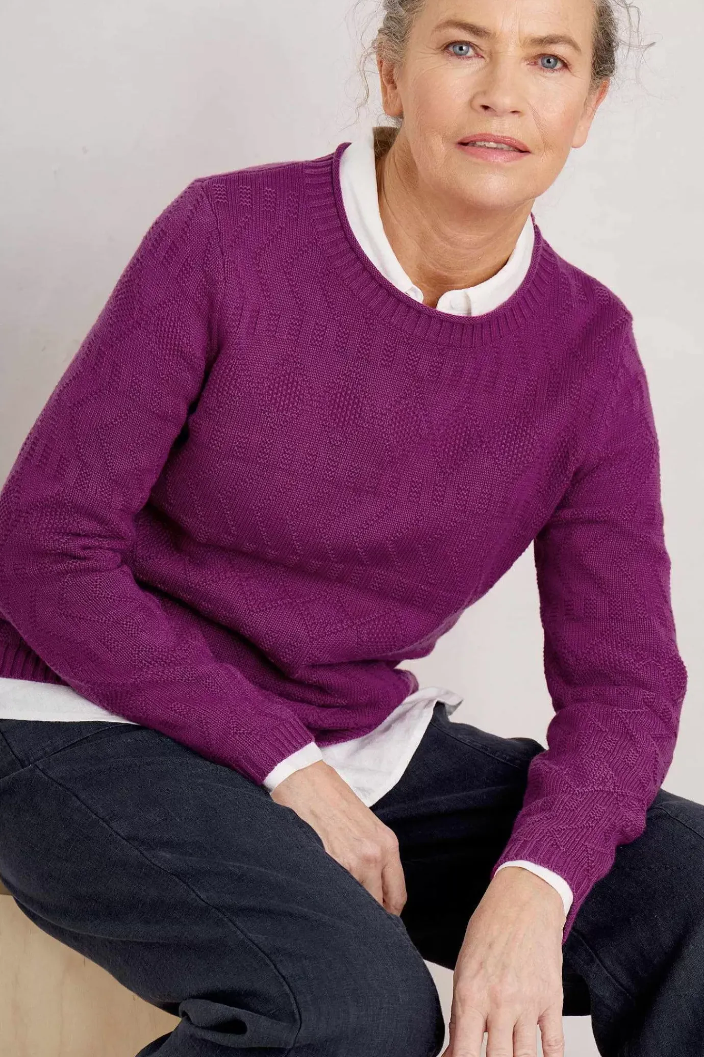 Seasalt Cornwall Kinter Organic Cotton Jumper<Women Knitwear
