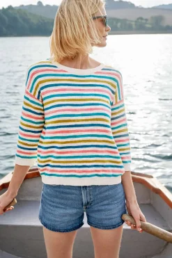 Seasalt Cornwall Knavock Striped Jumper<Women Knitwear