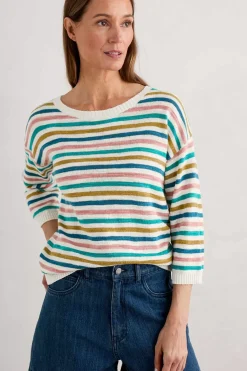 Seasalt Cornwall Knavock Striped Jumper<Women Knitwear