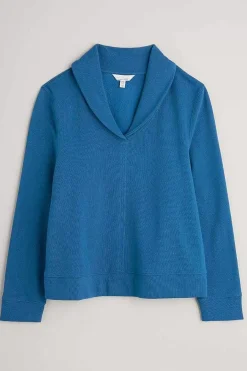 Seasalt Cornwall Knot Berry Shawl Neck Sweatshirt<Women Tops