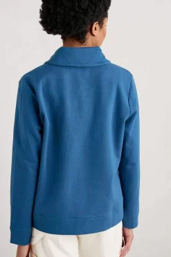 Seasalt Cornwall Knot Berry Shawl Neck Sweatshirt<Women Tops