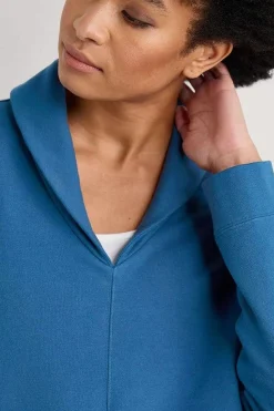 Seasalt Cornwall Knot Berry Shawl Neck Sweatshirt<Women Tops