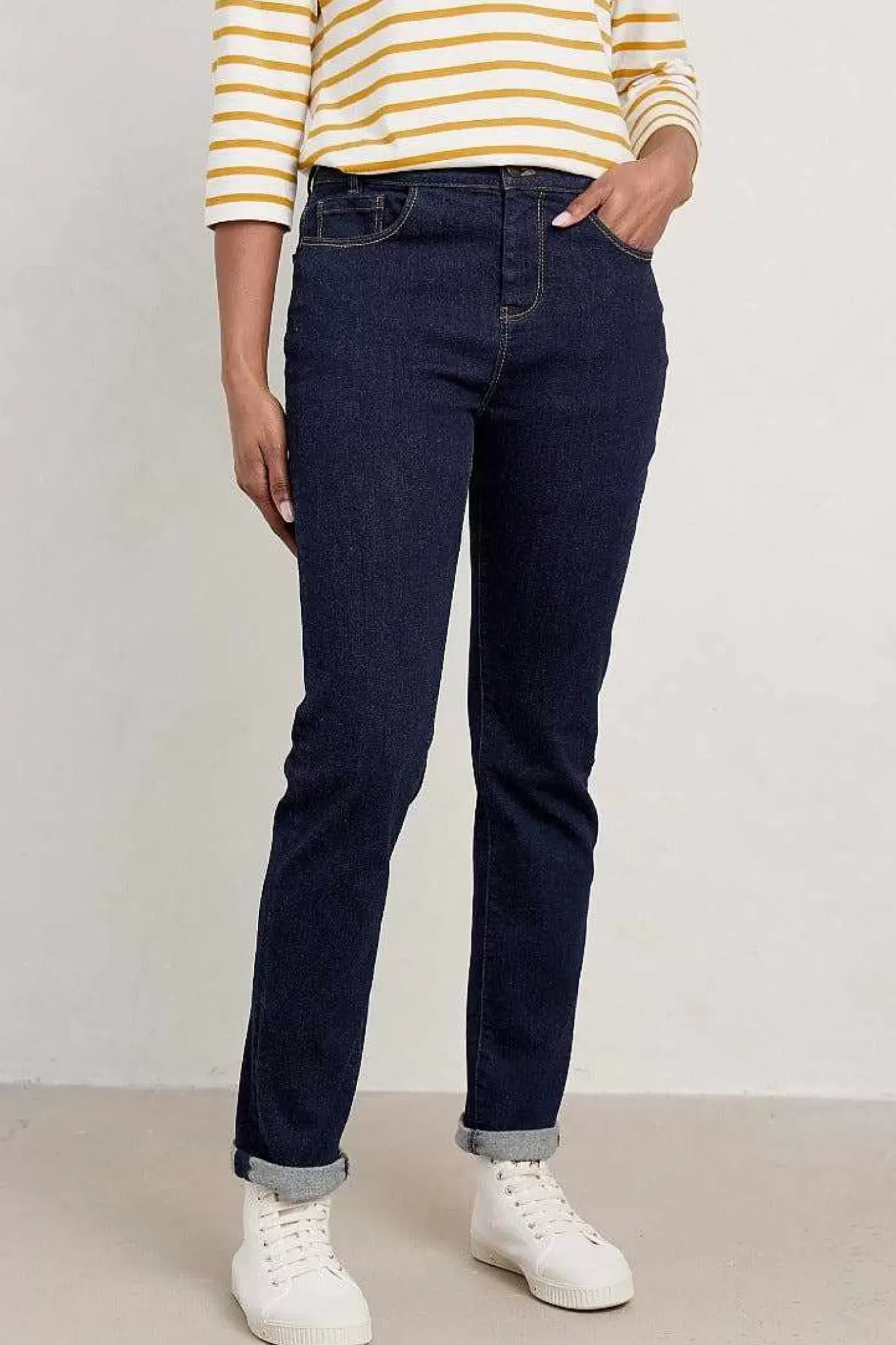 Seasalt Cornwall Lamledra Denim Jeans<Women Trousers & Shorts