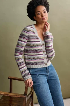 Seasalt Cornwall Lamorna Lane Fair Isle Cardigan<Women Knitwear