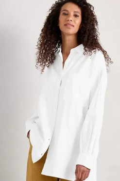 Seasalt Cornwall Lavant Mor Organic Cotton Shirt<Women Tops