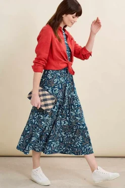 Seasalt Cornwall Line Strokes Short Sleeve Dress (Gots)<Women Dresses