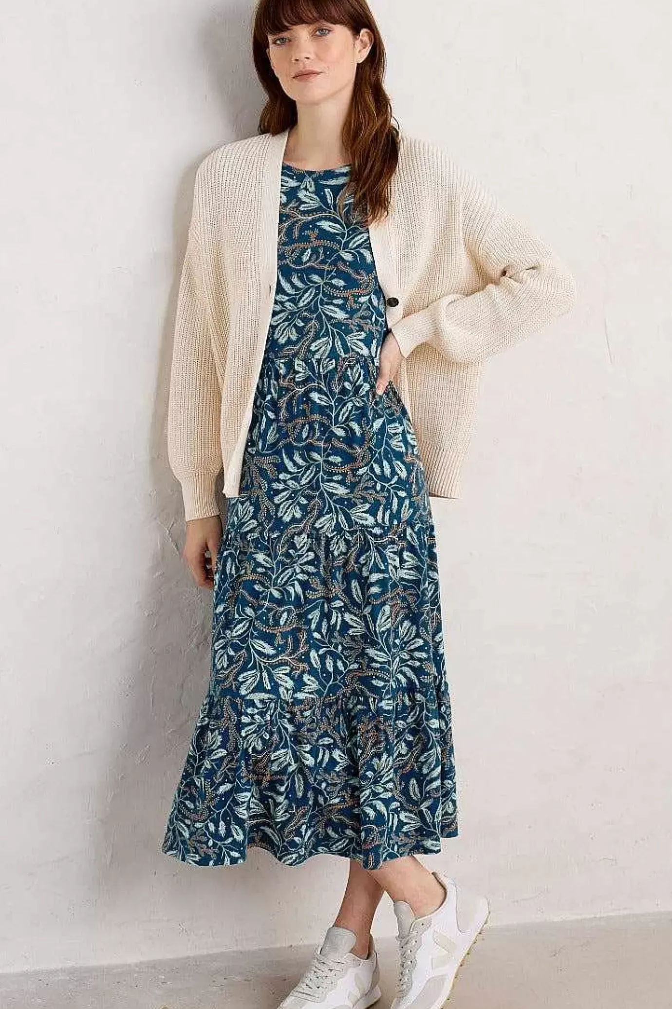 Seasalt Cornwall Line Strokes Short Sleeve Dress (Gots)<Women Dresses