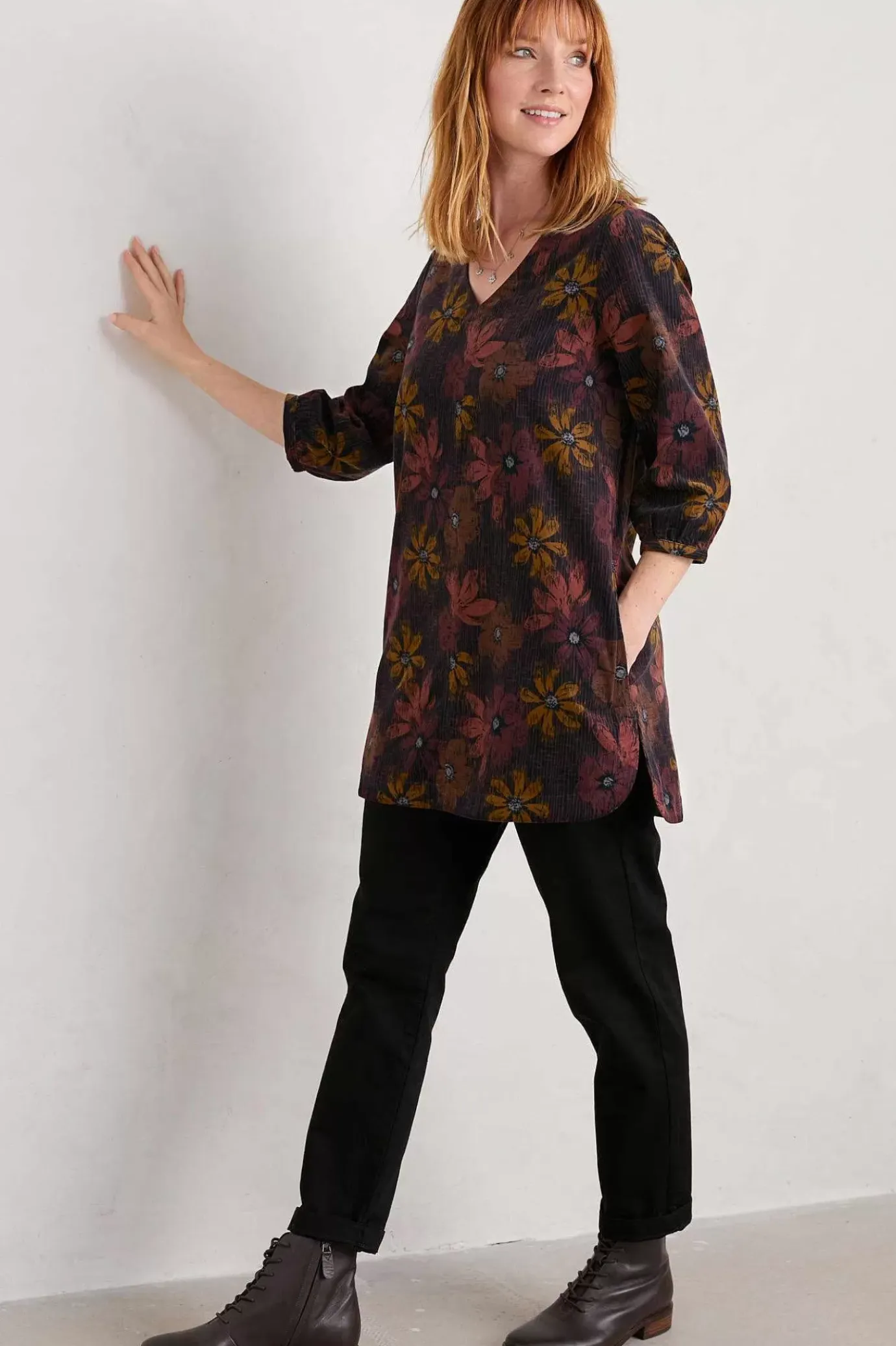 Seasalt Cornwall Loganberry Organic Cotton Tunic<Women Tunics