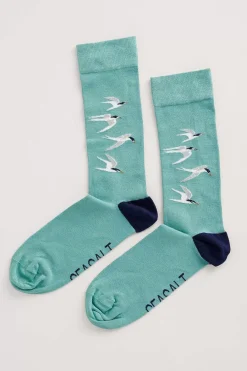 Seasalt Cornwall Men's Arty Organic Cotton Socks<Men Socks