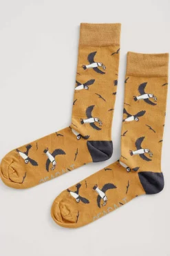Seasalt Cornwall Men's Arty Organic Cotton Socks<Men Socks