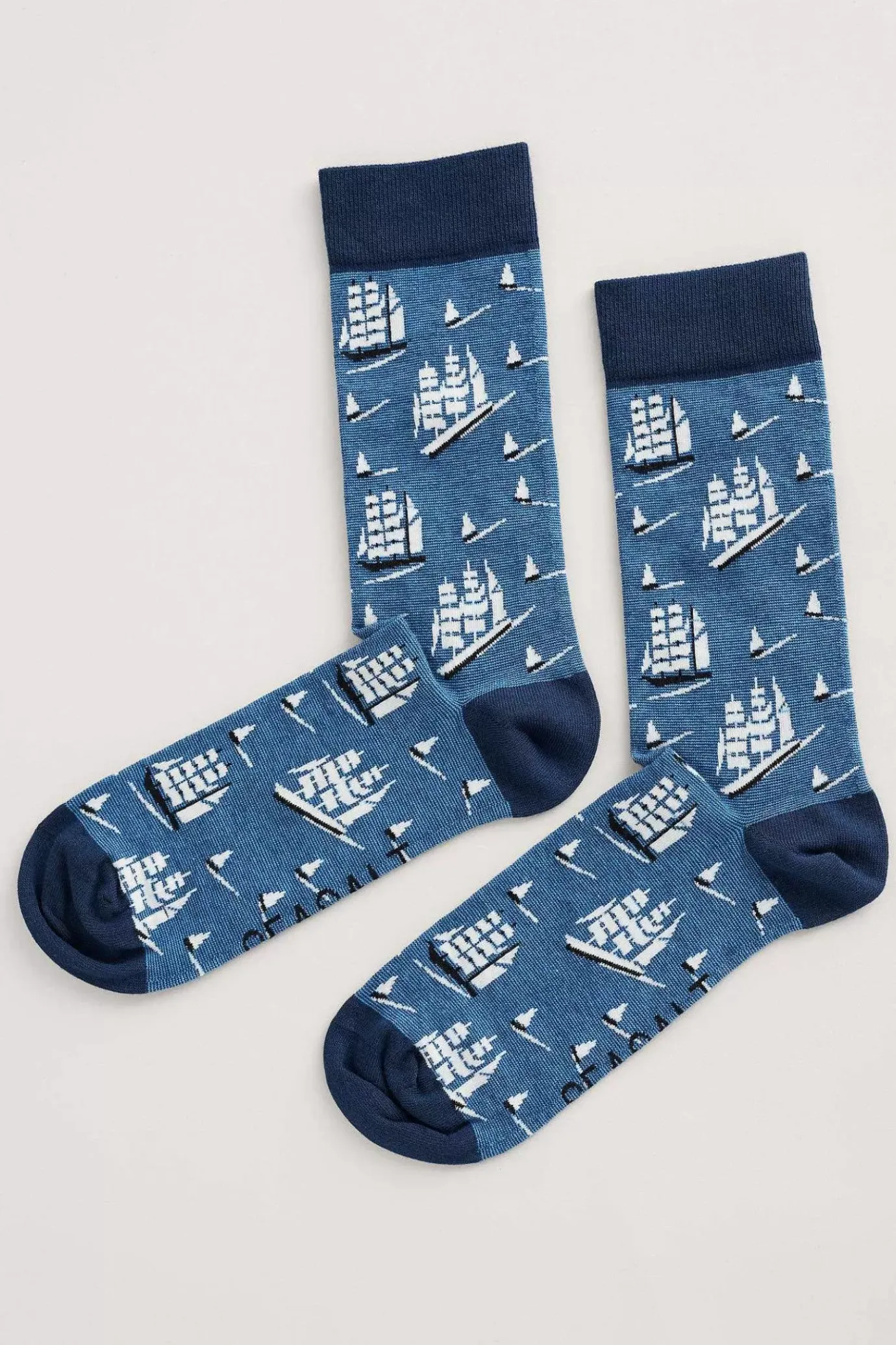 Seasalt Cornwall Men's Arty Organic Cotton Socks<Men Socks