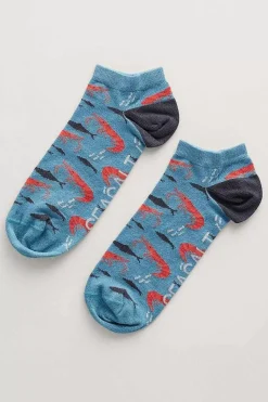 Seasalt Cornwall Men's Arty Trainer Socks<Men Socks