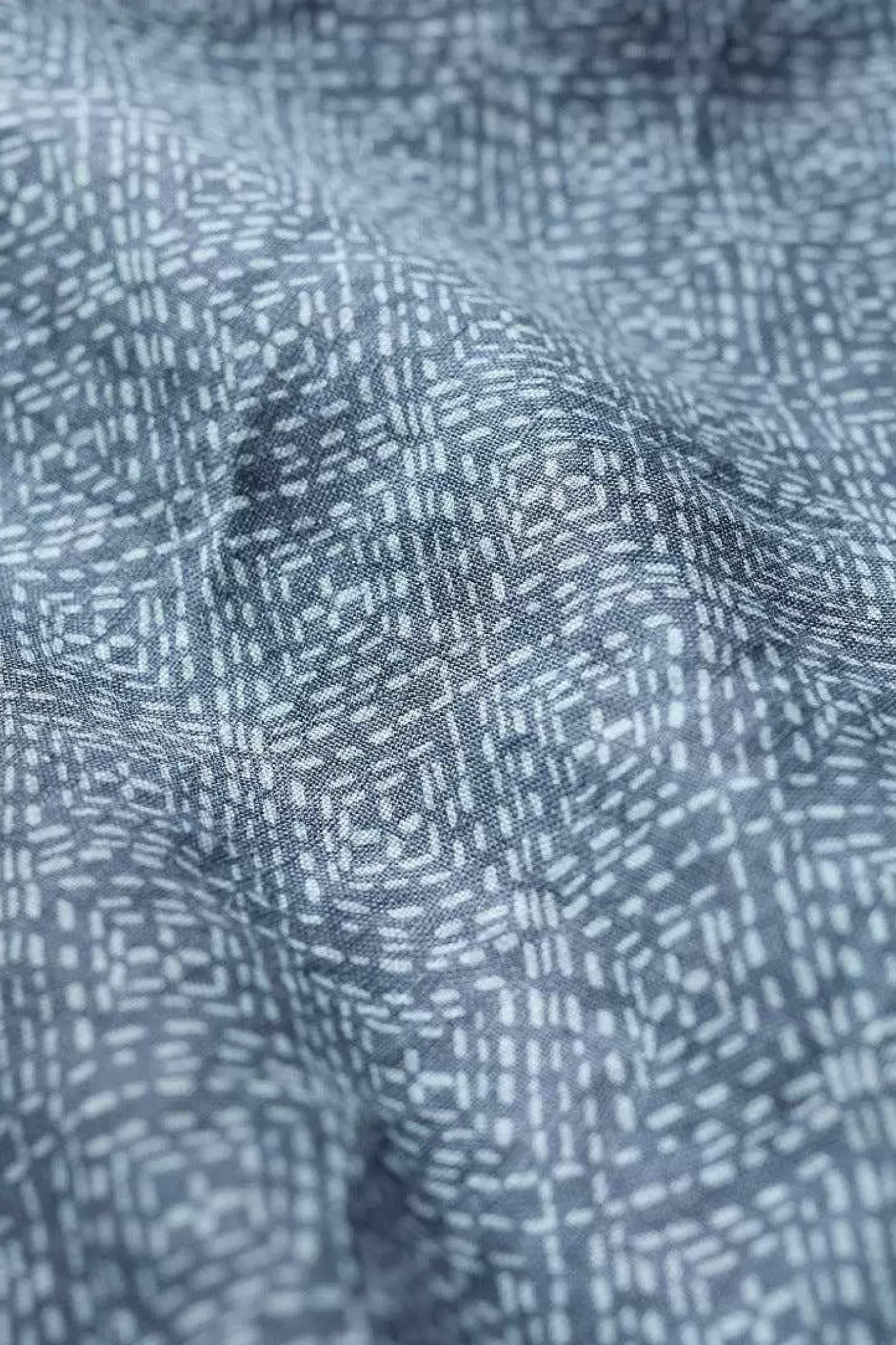 Seasalt Cornwall Men's Blue Heron Printed Short Sleeve Shirt<Men Tops & T-Shirts