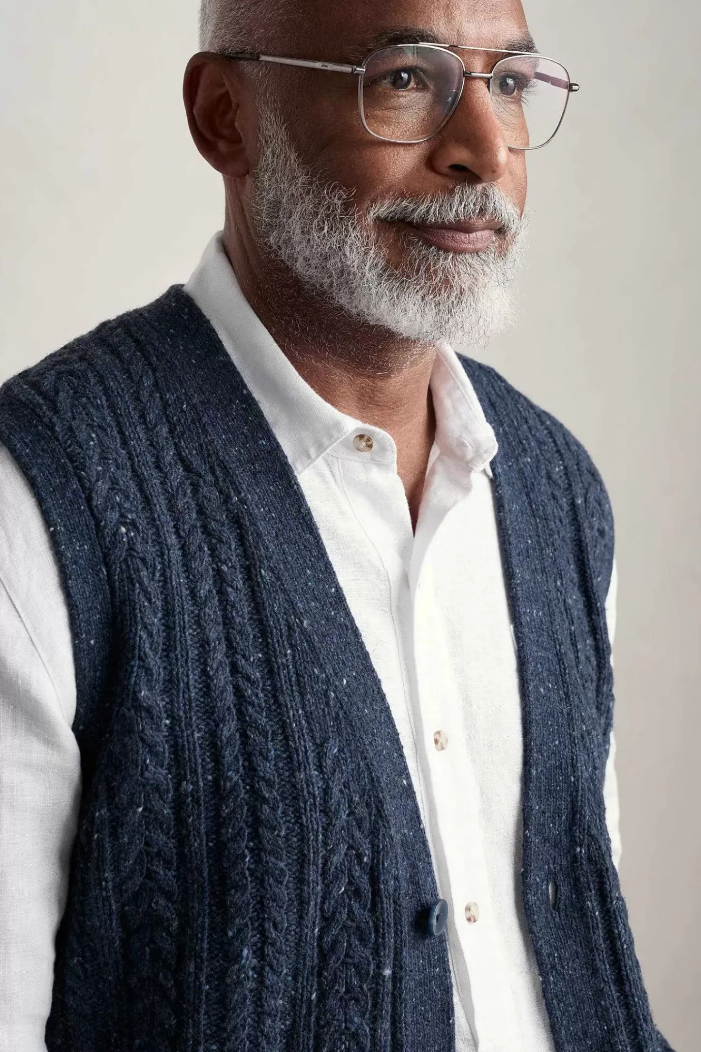 Seasalt Cornwall Men's Boulder Perch Knitted Vest<Men Knitwear