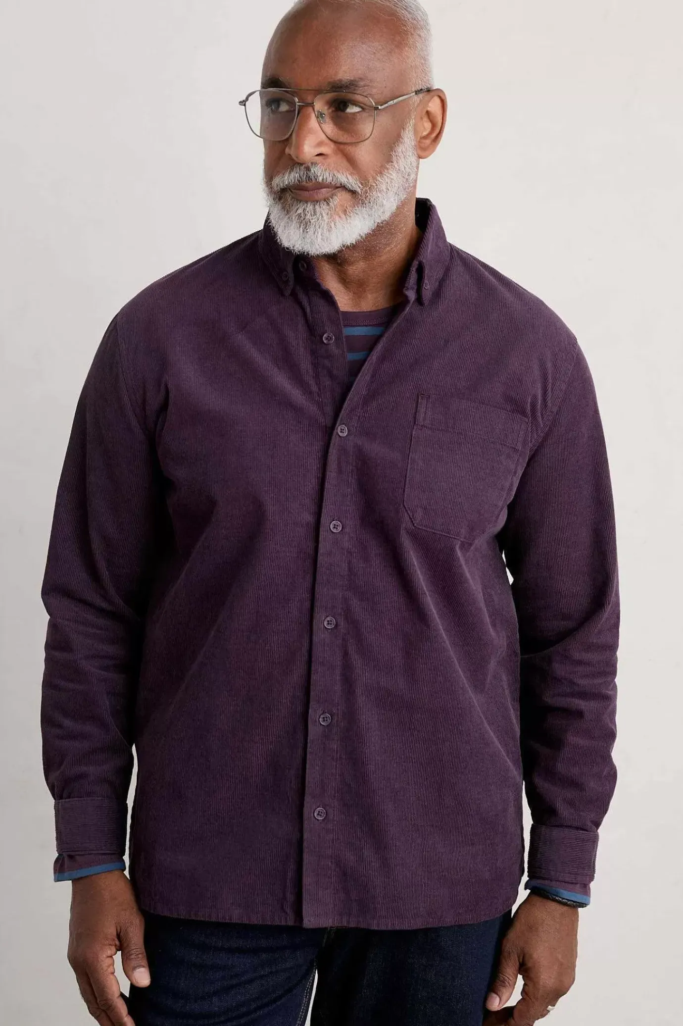 Seasalt Cornwall Men's Cannis Cord Shirt<Men Tops & T-Shirts