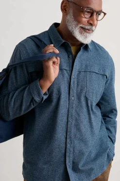Seasalt Cornwall Men's Chandlery Flannel Overshirt<Men Tops & T-Shirts
