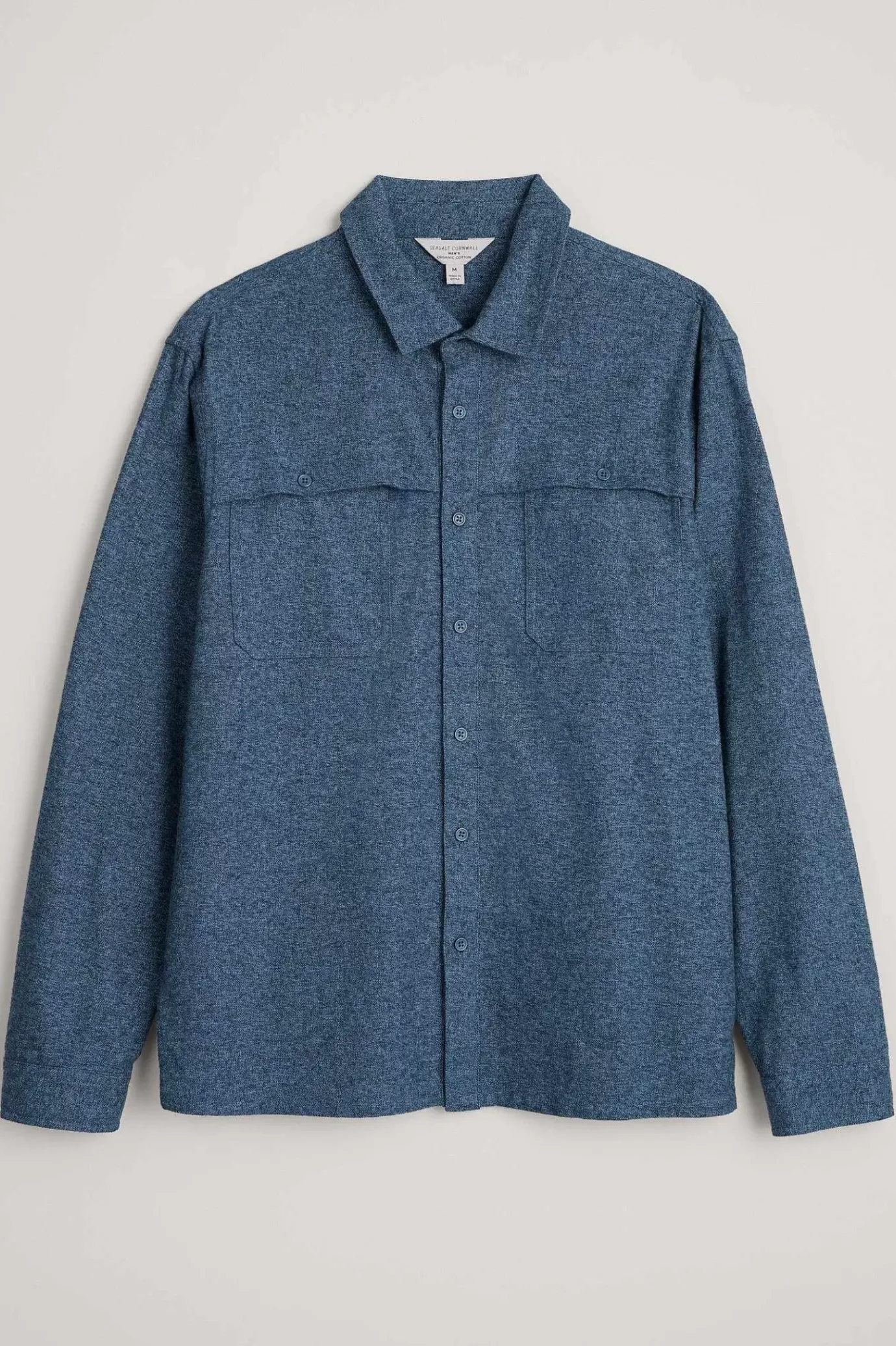 Seasalt Cornwall Men's Chandlery Flannel Overshirt<Men Tops & T-Shirts