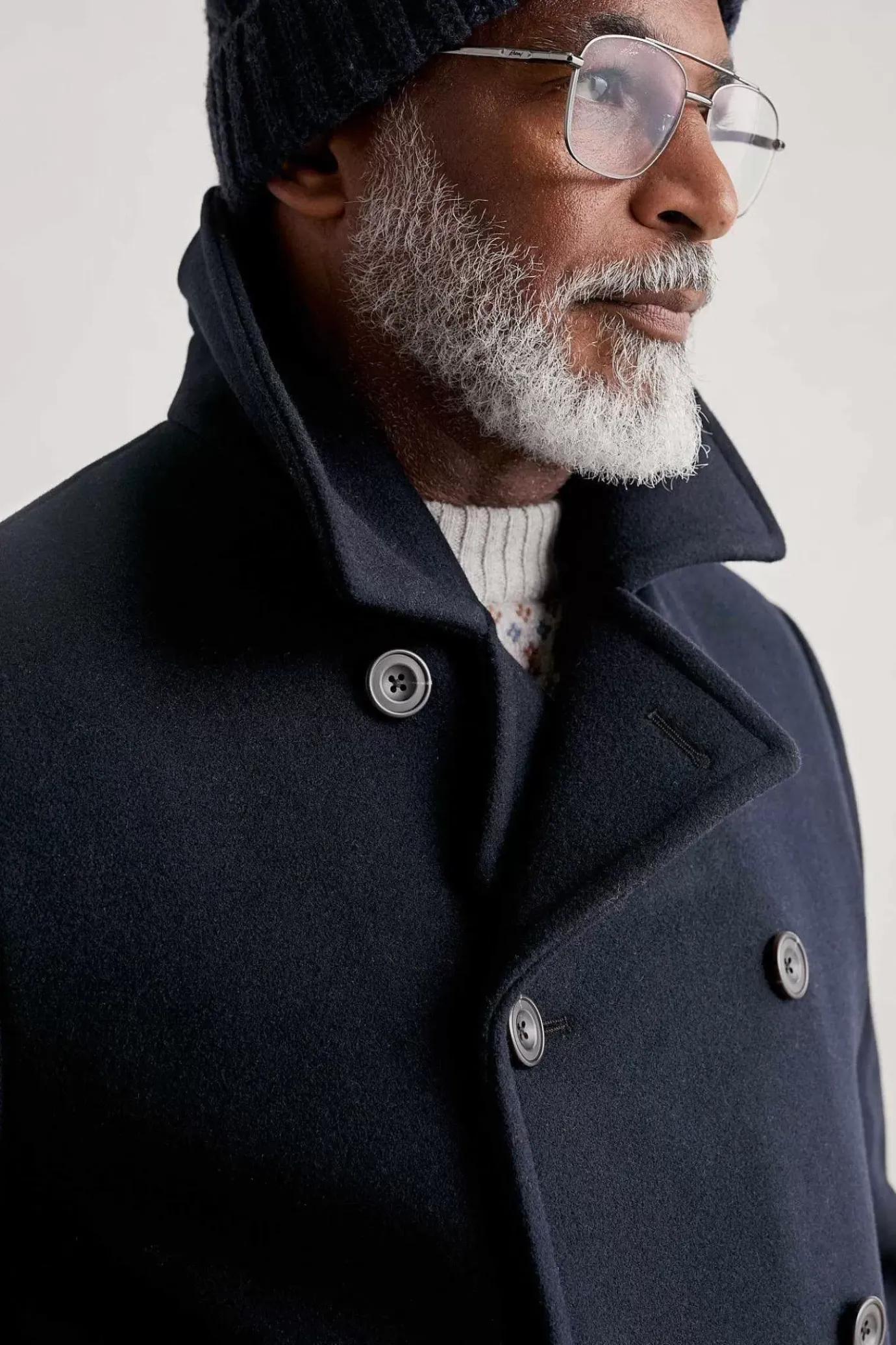 Seasalt Cornwall Men's Channel Wool Blend Coat<Men Coats & Jackets