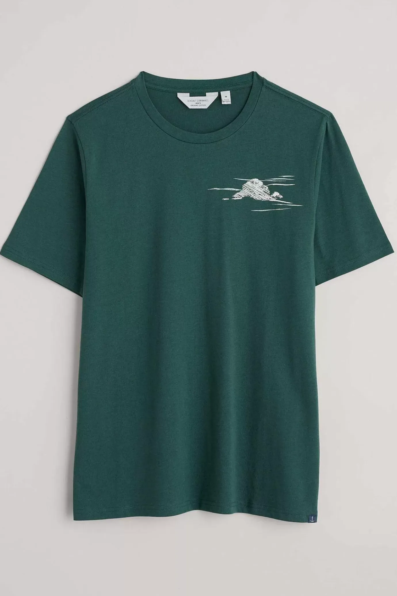 Seasalt Cornwall Men's Downsouse Organic Cotton T-Shirt<Men Tops & T-Shirts