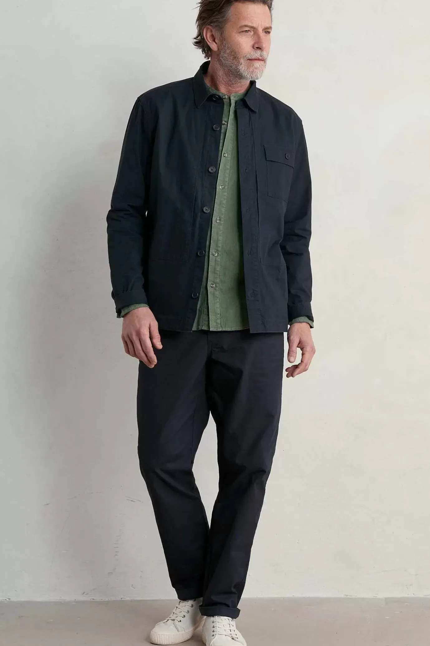 Seasalt Cornwall Men's Foundry Overshirt Jacket<Men Coats & Jackets