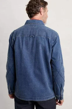 Seasalt Cornwall Men's Hawser Denim Overshirt<Men Tops & T-Shirts