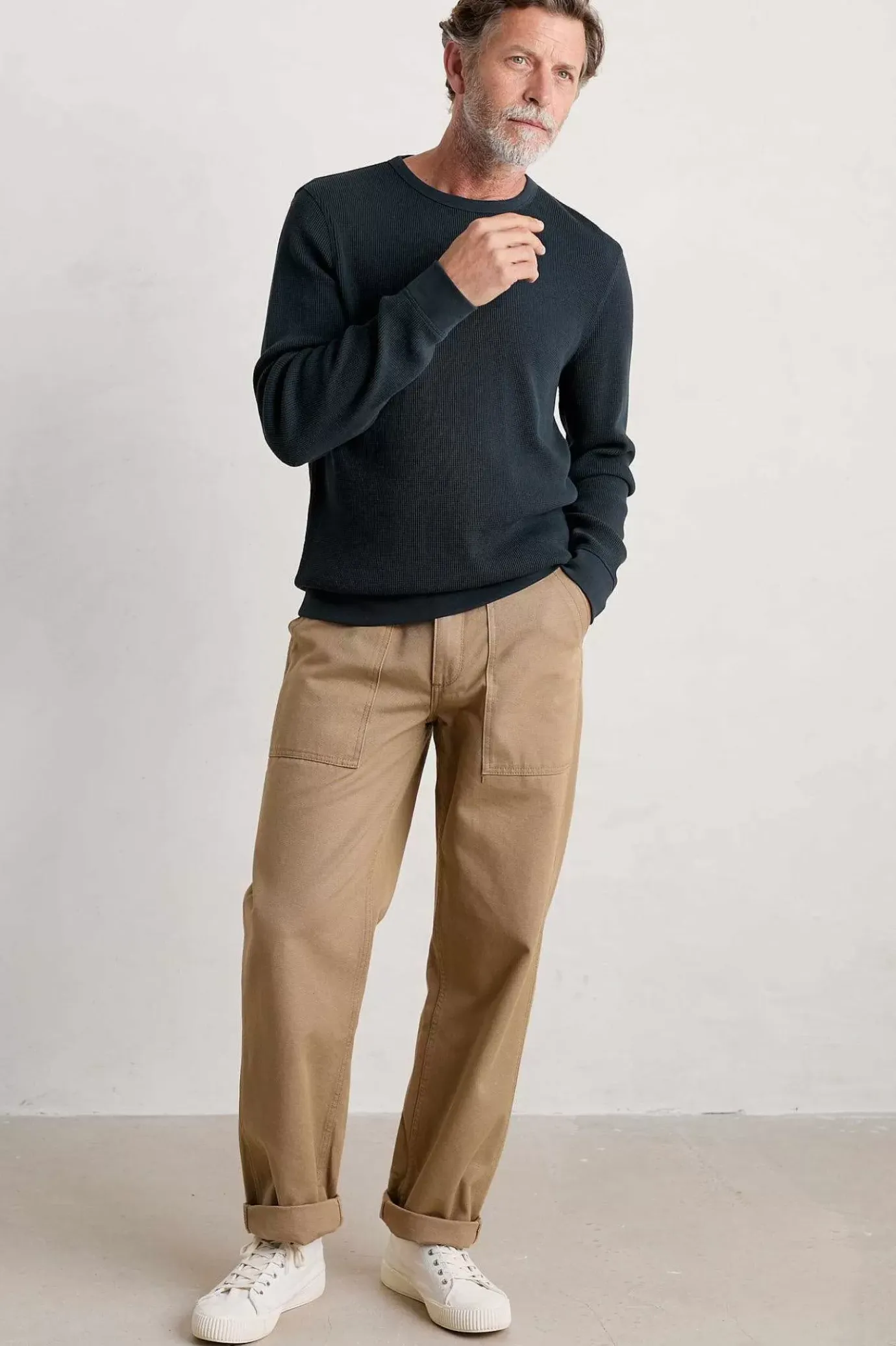 Seasalt Cornwall Men's Jackline Waffle Jersey Top<Men Tops & T-Shirts