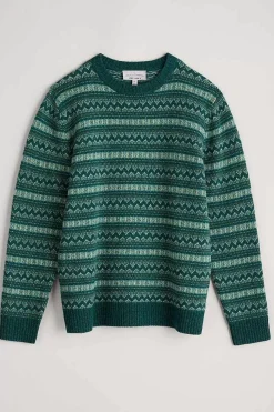 Seasalt Cornwall Men's Layline Fair Isle Jumper<Men Knitwear