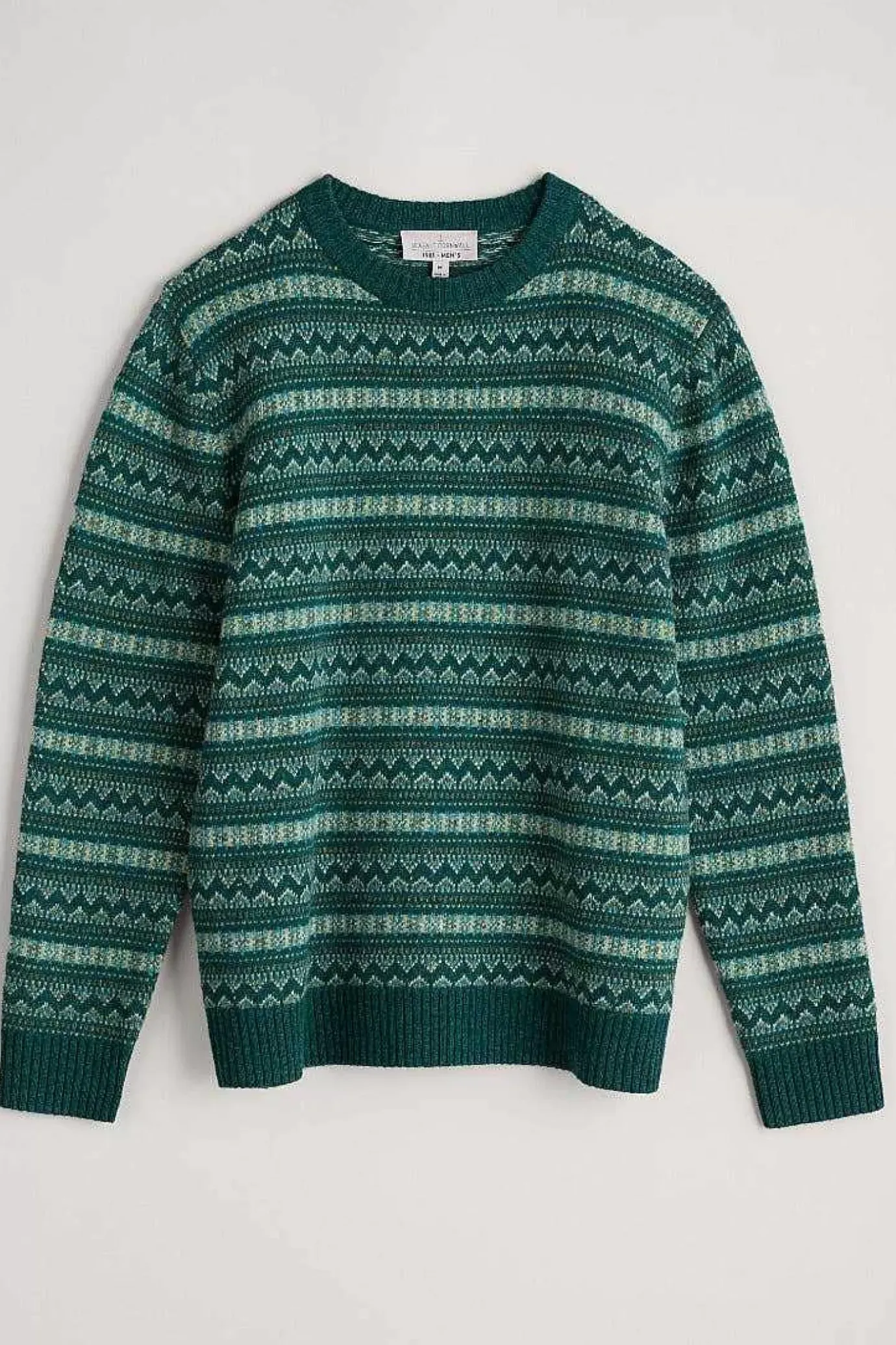Seasalt Cornwall Men's Layline Fair Isle Jumper<Men Knitwear