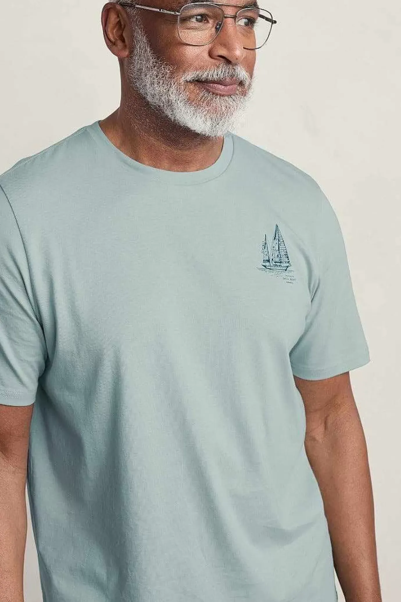 Seasalt Cornwall Men's Loggerhead Organic Cotton T-Shirt<Men Tops & T-Shirts