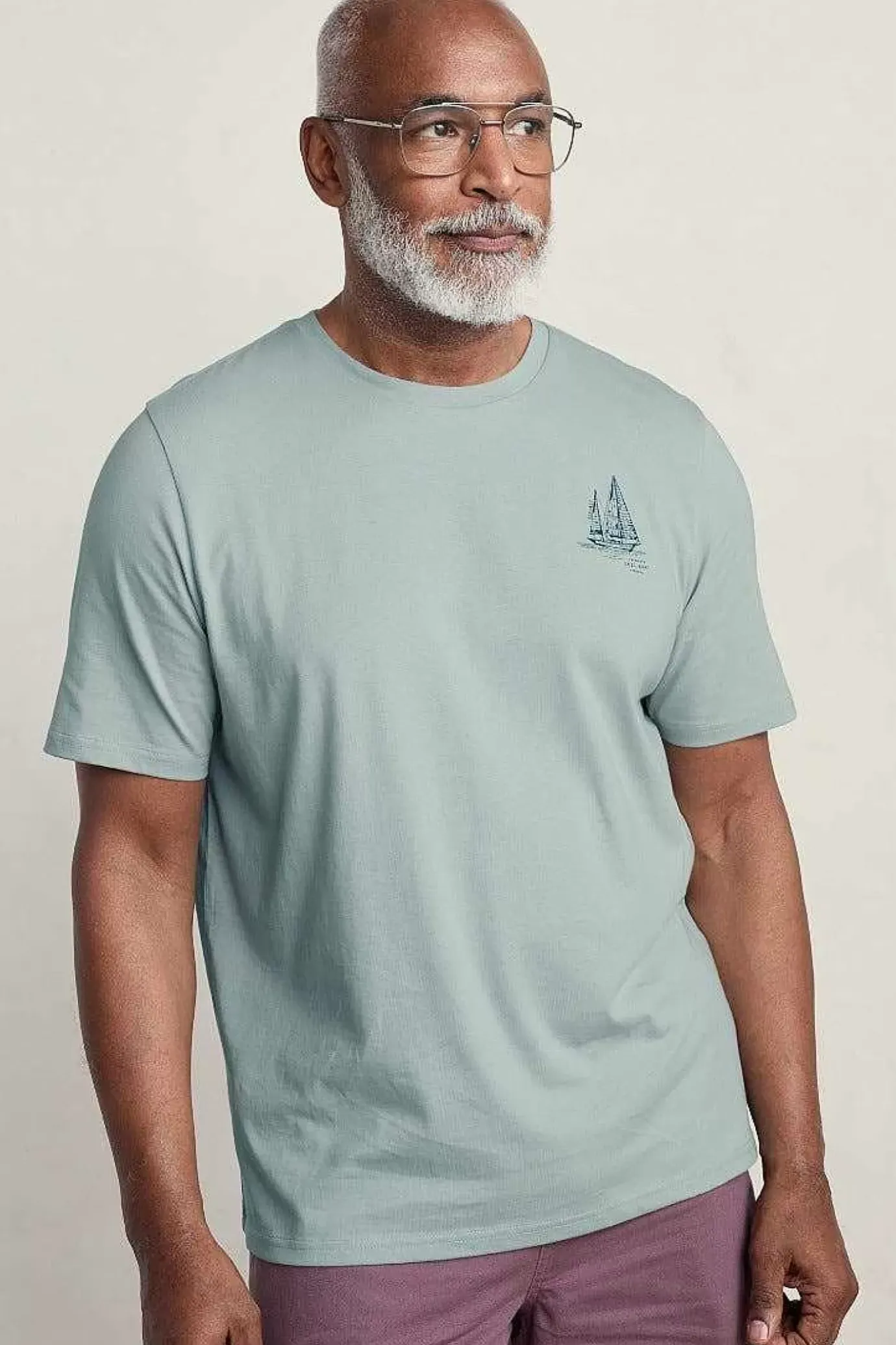 Seasalt Cornwall Men's Loggerhead Organic Cotton T-Shirt<Men Tops & T-Shirts