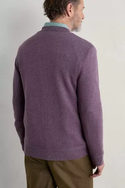 Seasalt Cornwall Men's Moorstone Knitted Organic Cotton Jumper<Men Knitwear