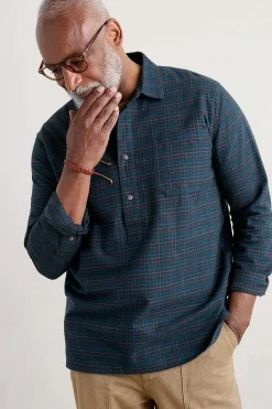 Seasalt Cornwall Men's Organic Cotton Thomas Street Shirt<Men Tops & T-Shirts