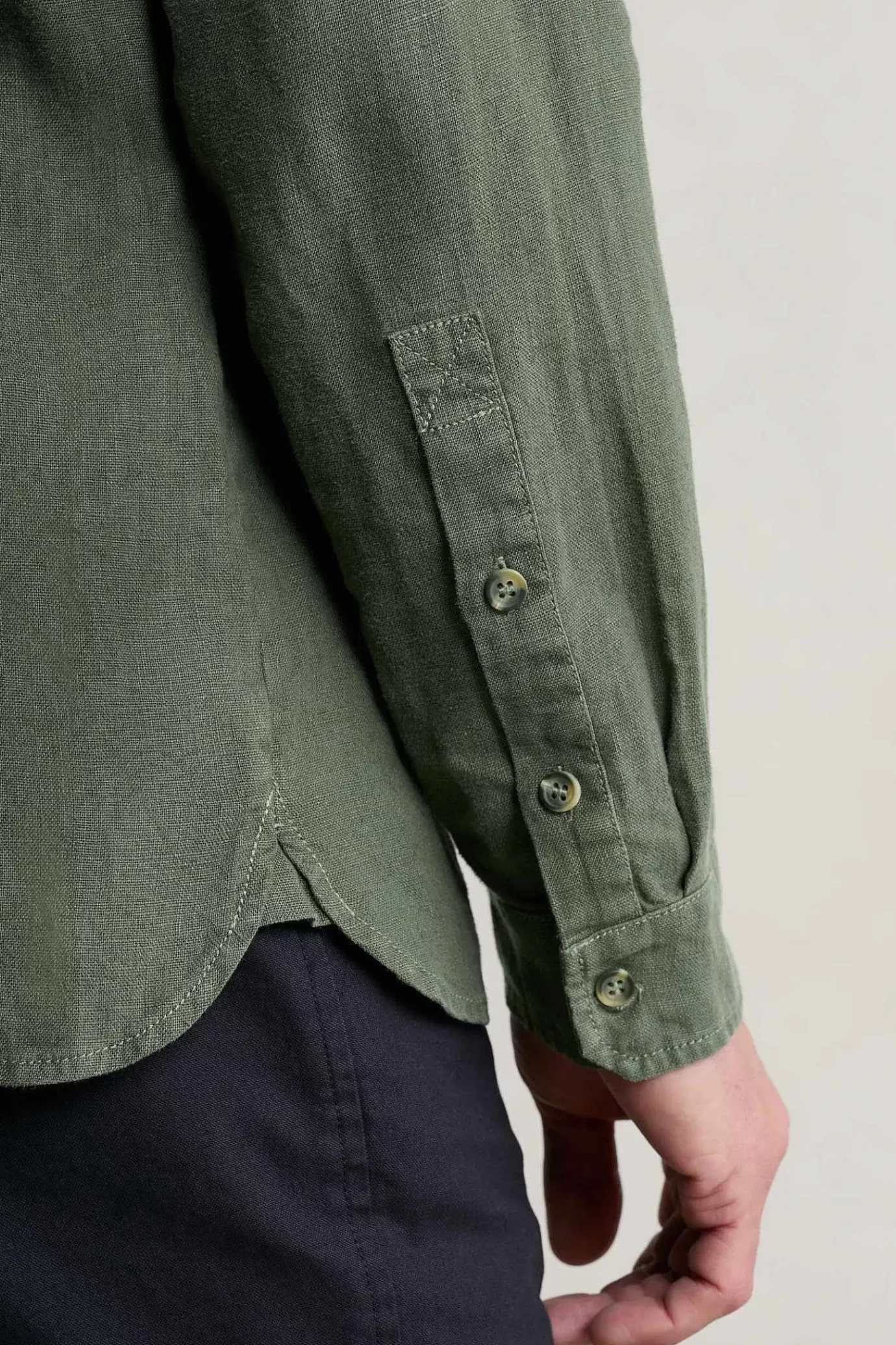 Seasalt Cornwall Men's Porlock Linen Shirt<Men Shirts